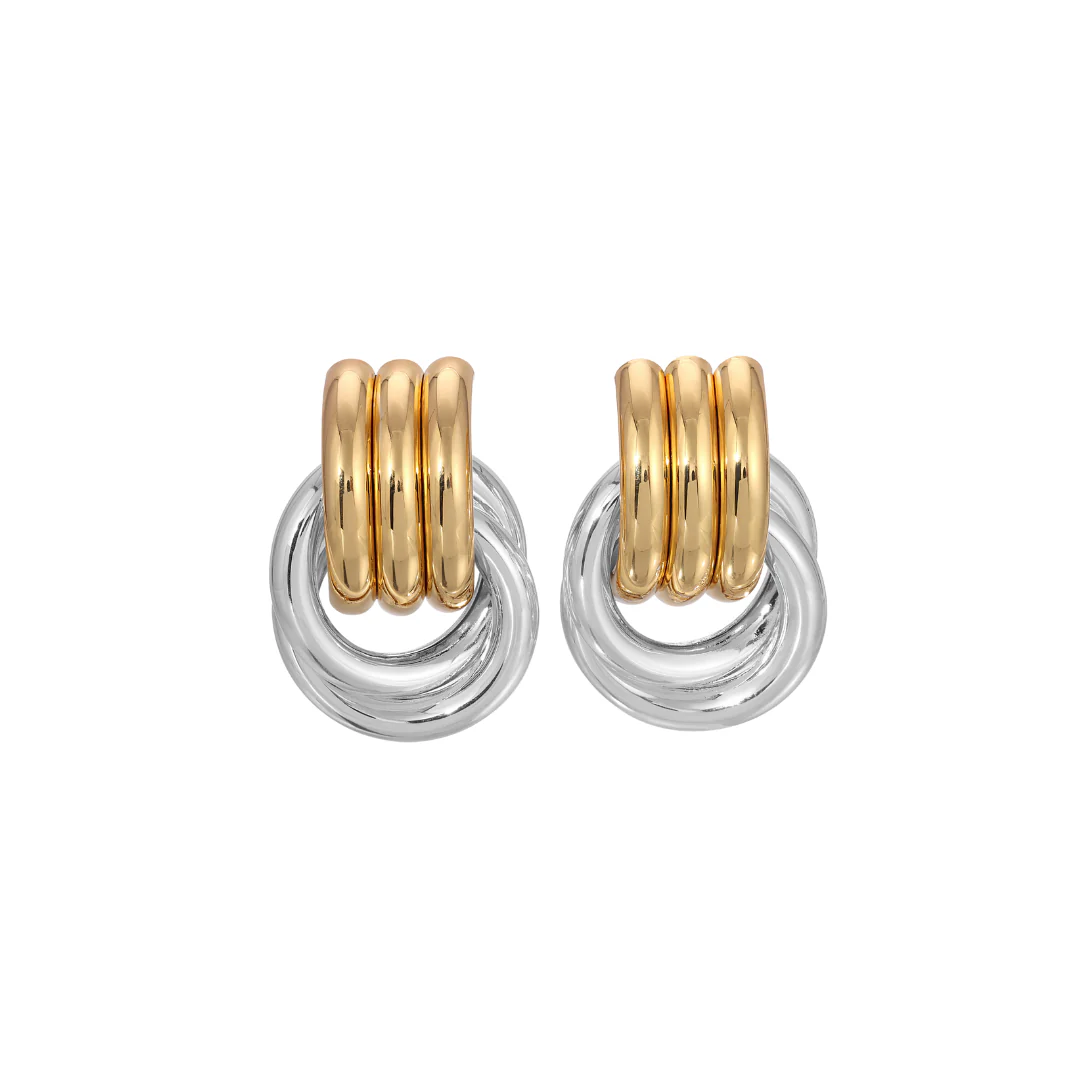 DOUBLE KNOT EARRINGS - Image 3